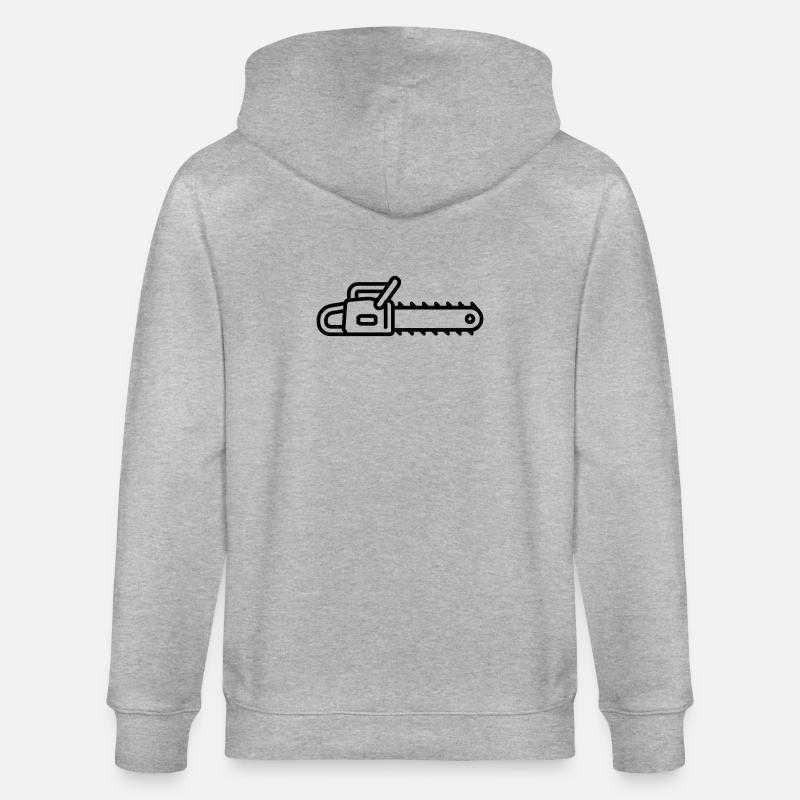 tronçonneuse - Veste à capuche bio CULTIVATOR Stanley/Stella Unisexe - gris chiné