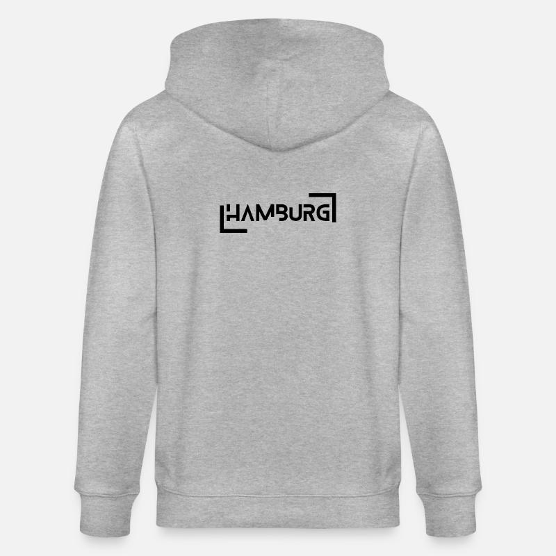 Hambourg - Veste à capuche bio CULTIVATOR Stanley/Stella Unisexe - gris chiné