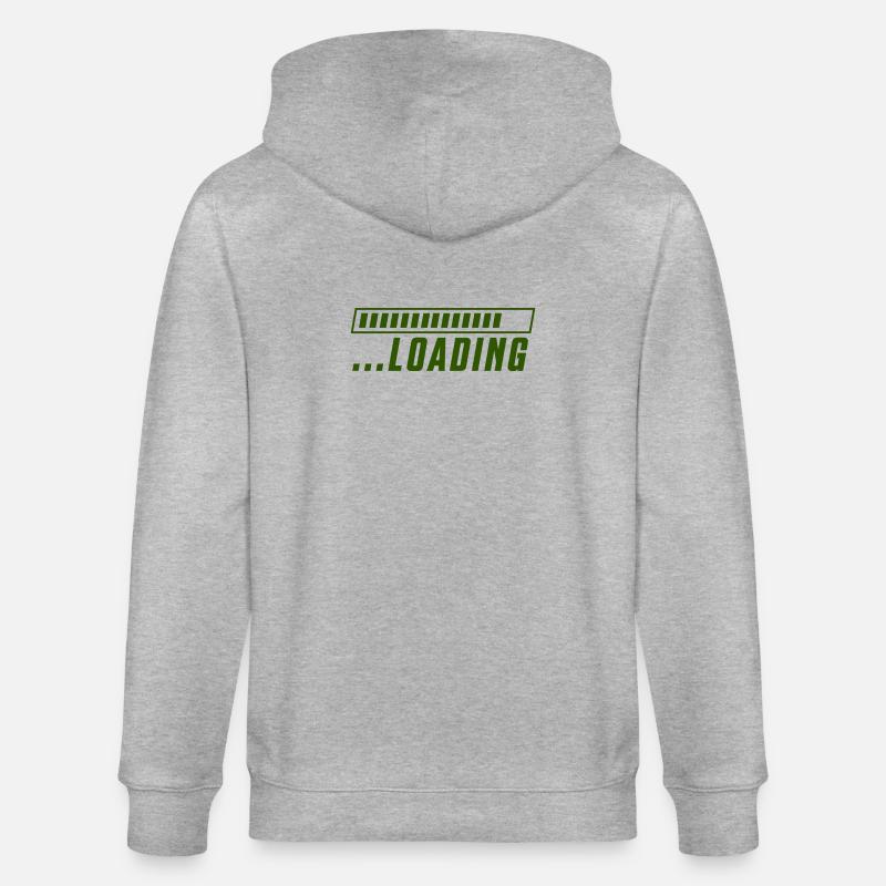 Loading - Stanley/Stella Unisex Bio-Kapuzenjacke CULTIVATOR  - Grau meliert