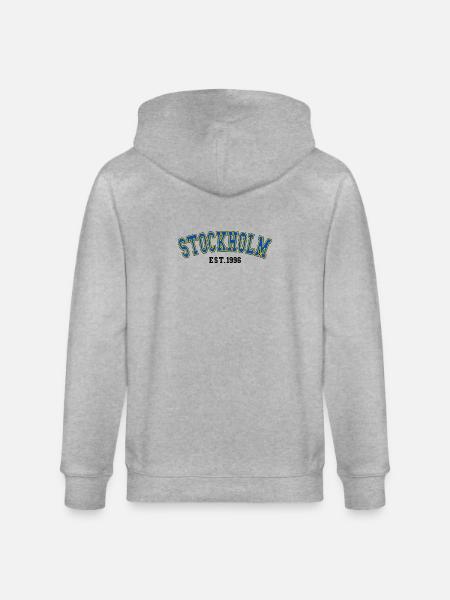 Stockholm Fondée en 1996 - Veste à capuche bio CULTIVATOR Stanley/Stella Unisexe - gris chiné