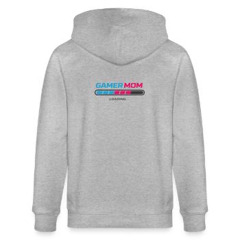 Gamer Mom Loading Bar - Stanley/Stella CULTIVATOR  Unisex Organic Hooded Jacket - heather grey - Back - Luana (180cm)