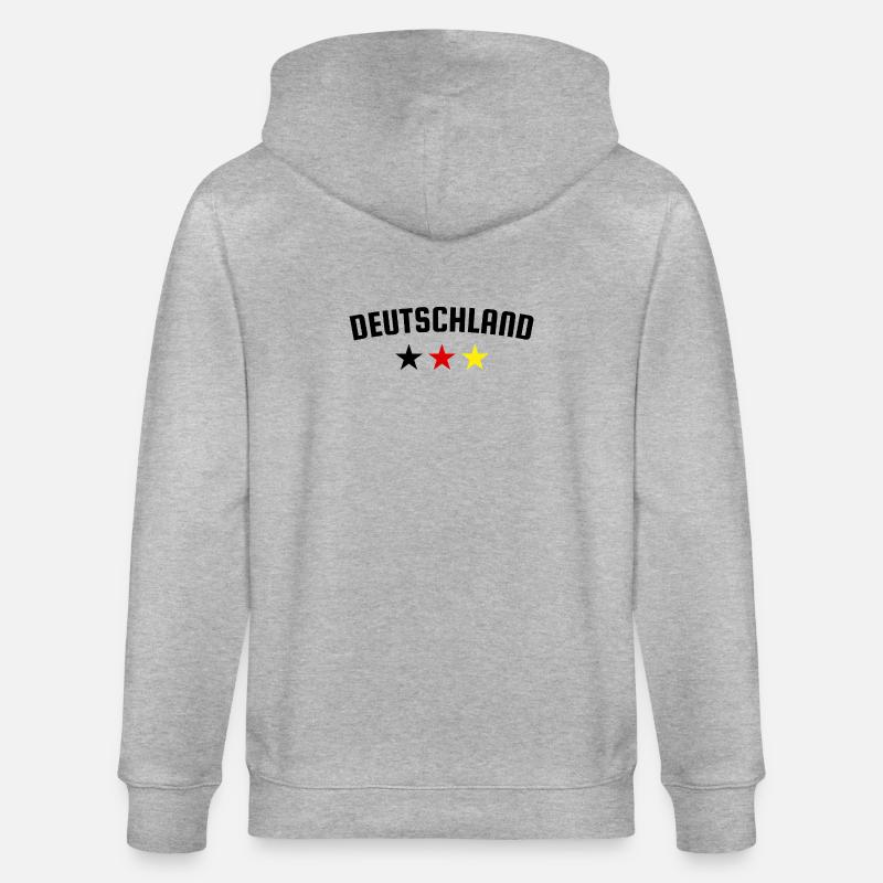Allemagne Conception à trois étoiles - Veste à capuche bio CULTIVATOR Stanley/Stella Unisexe - gris chiné