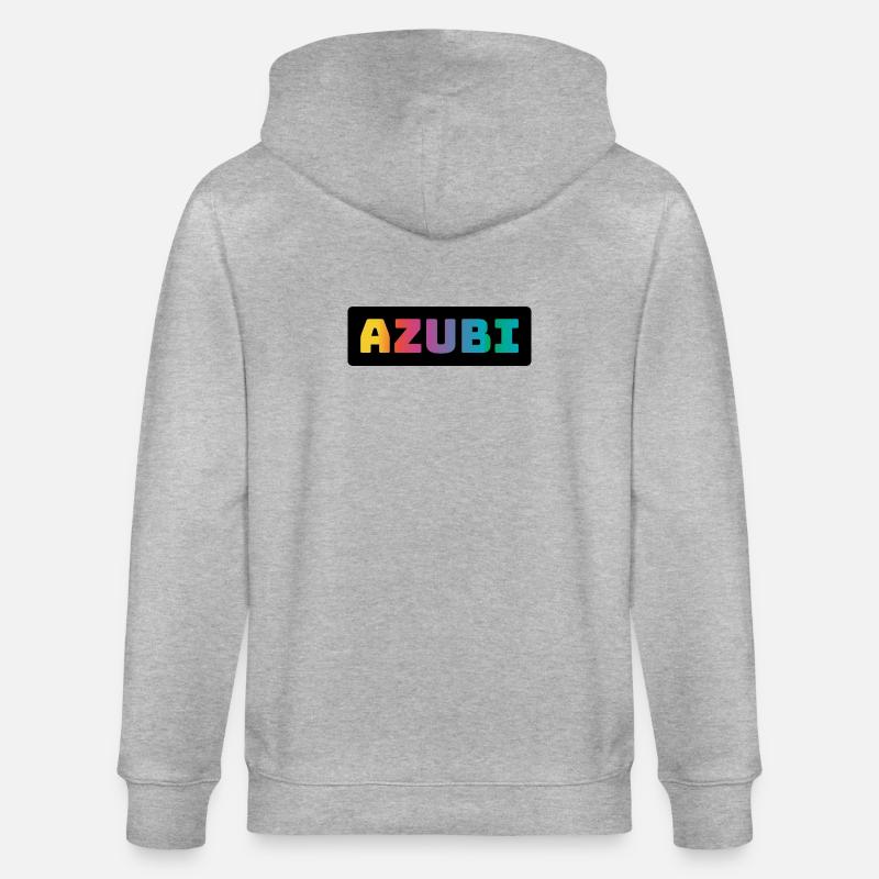 Azubi Tshirt coloured black - Stanley/Stella Unisex Bio-Kapuzenjacke CULTIVATOR - Grau meliert