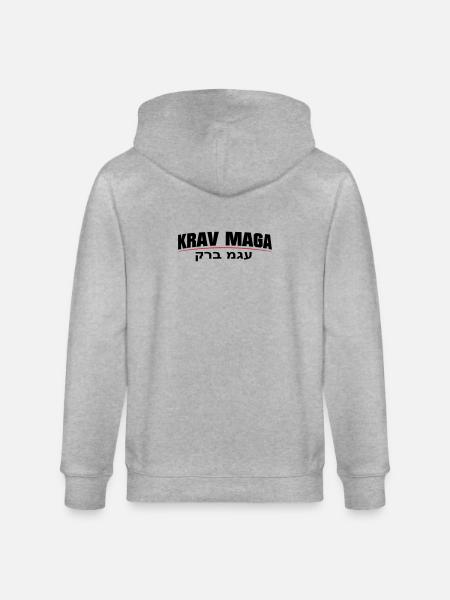 KravMaga Original - Stanley/Stella Unisex Bio-Kapuzenjacke CULTIVATOR - Grau meliert