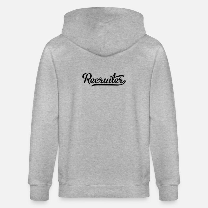 Recruteur - Veste à capuche bio CULTIVATOR Stanley/Stella Unisexe - gris chiné