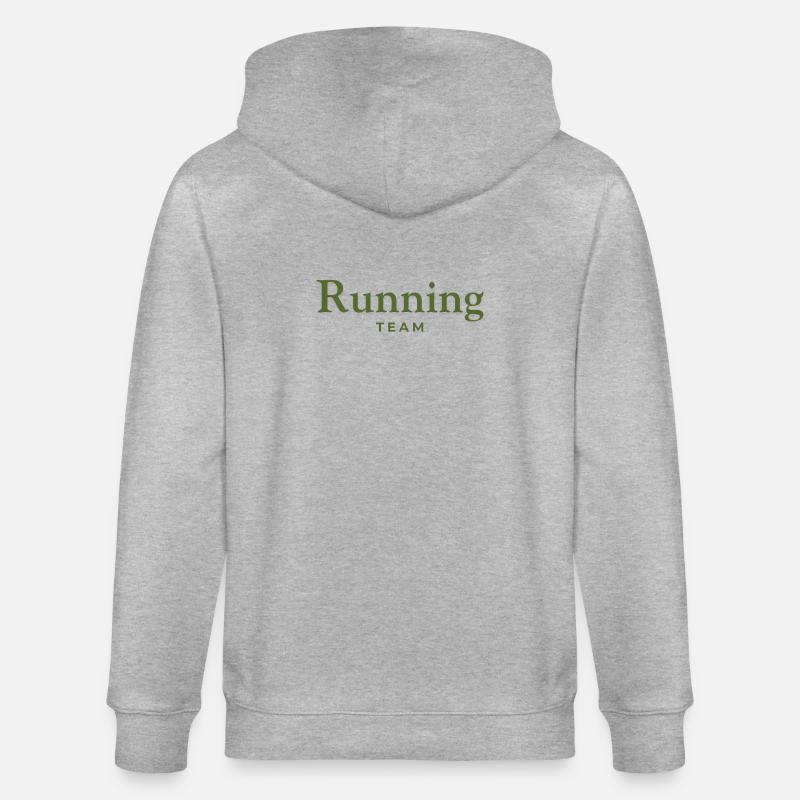 Équipe de course - Veste à capuche bio CULTIVATOR Stanley/Stella Unisexe - gris chiné