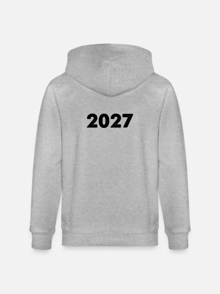 2027 - Veste à capuche bio CULTIVATOR Stanley/Stella Unisexe - gris chiné