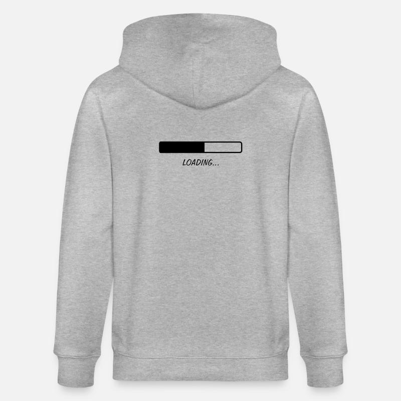 Loading... - Veste à capuche bio CULTIVATOR Stanley/Stella Unisexe - gris chiné