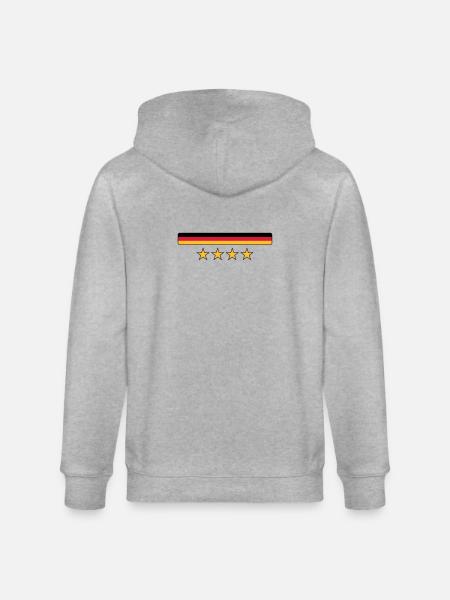 Deutschland - Stanley/Stella CULTIVATOR Unisex Organic Hooded Jacket - heather grey