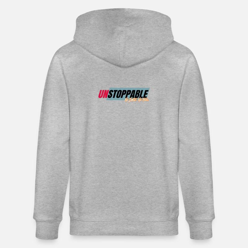 Inarrêtable Sans Limites - Veste à capuche bio CULTIVATOR Stanley/Stella Unisexe - gris chiné