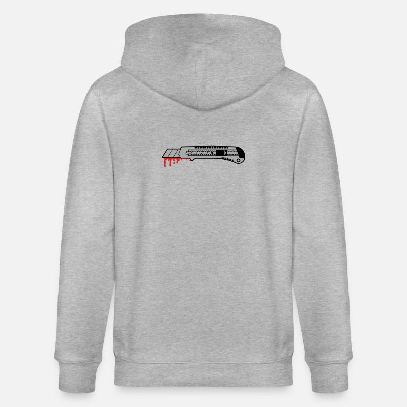 cutter - Stanley/Stella Unisex Bio-Kapuzenjacke CULTIVATOR  - Grau meliert