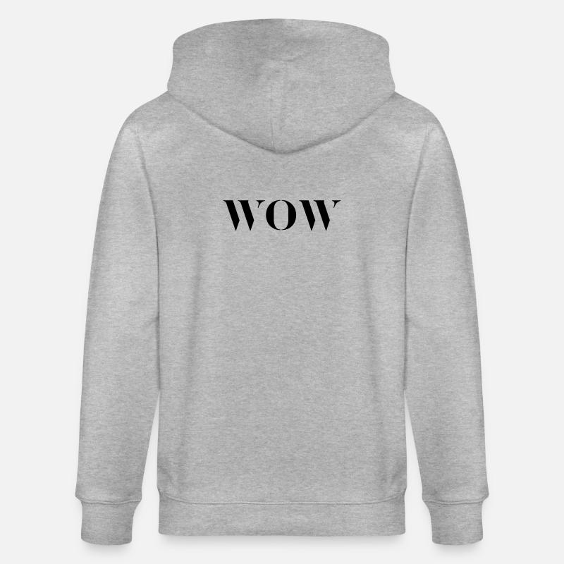 WOW - Stanley/Stella Unisex Bio-Kapuzenjacke CULTIVATOR  - Grau meliert