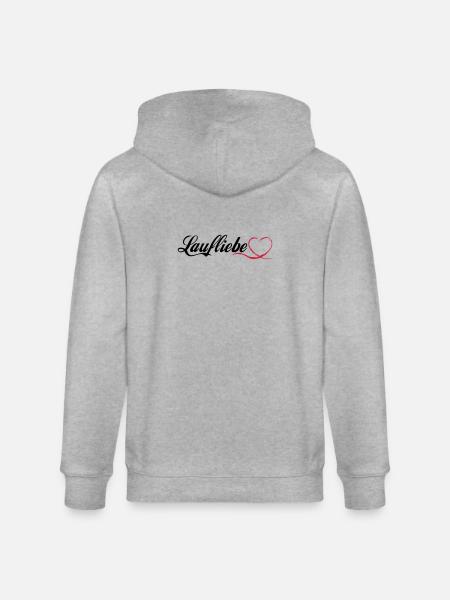 Laufliebe - Stanley/Stella Unisex Bio-Kapuzenjacke CULTIVATOR  - Grau meliert