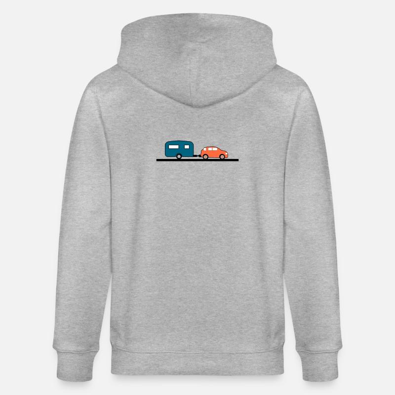 Auto - Stanley/Stella Unisex Bio-Kapuzenjacke CULTIVATOR  - Grau meliert