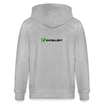 Excellent - Stanley/Stella CULTIVATOR  Unisex Organic Hooded Jacket - heather grey - Back - Luana (180cm)