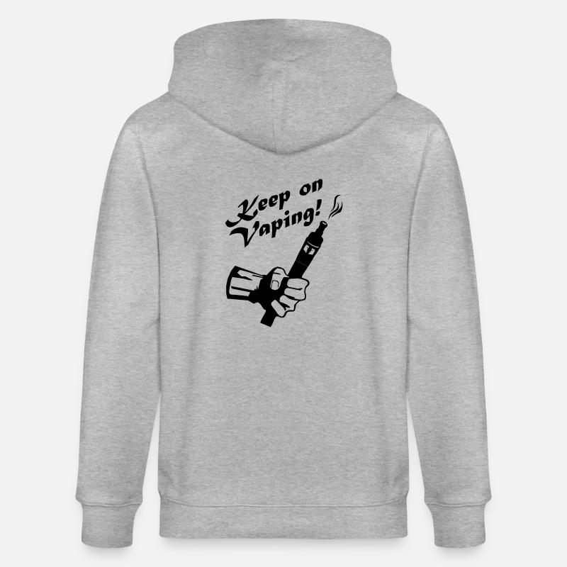 Spread4-Keep on - Stanley/Stella Unisex Bio-Kapuzenjacke CULTIVATOR  - Grau meliert