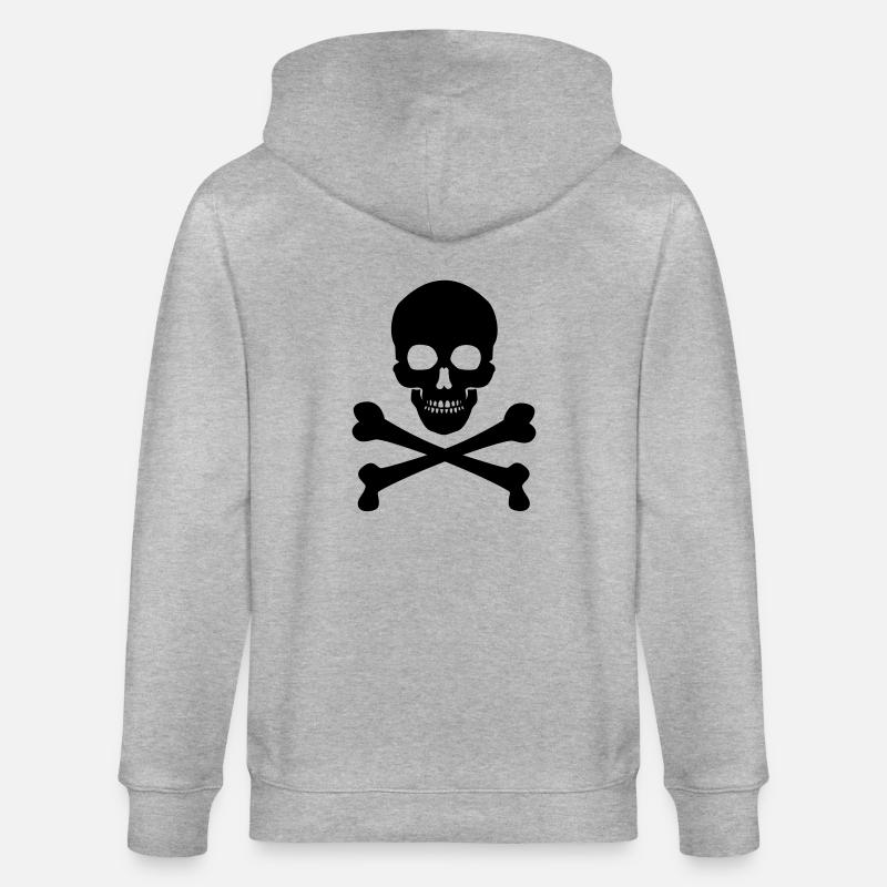 Skull & Bones - Stanley/Stella Unisex Bio-Kapuzenjacke CULTIVATOR - Grau meliert