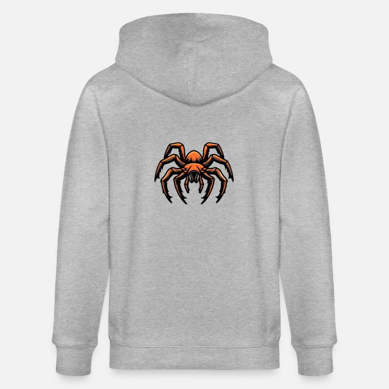 Tarantula Comic - Stanley/Stella Unisex Bio-Kapuzenjacke CULTIVATOR  - Grau meliert