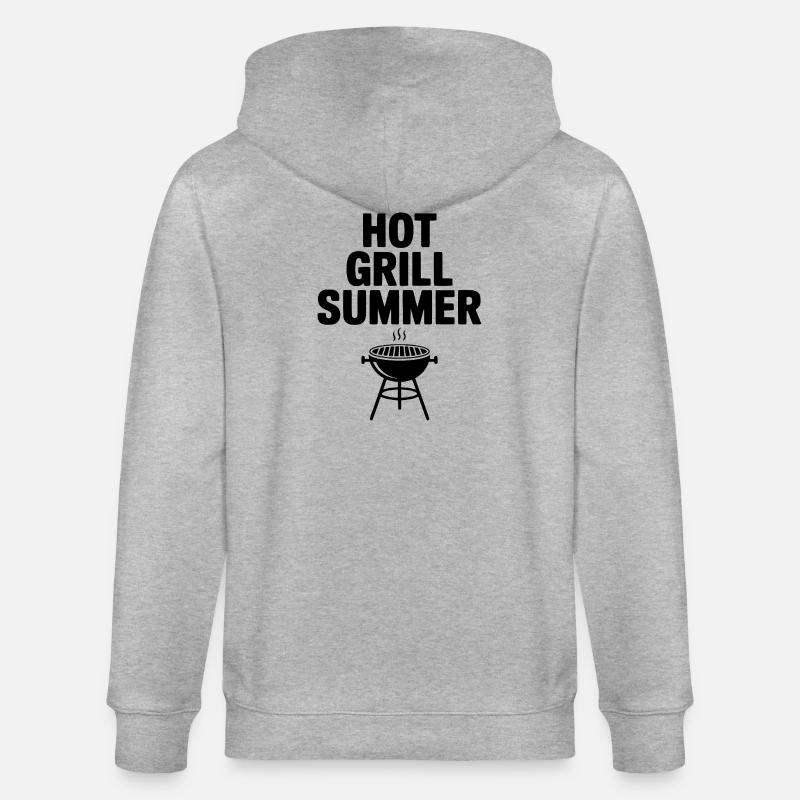 Grill chaud Été - Veste à capuche bio CULTIVATOR Stanley/Stella Unisexe - gris chiné