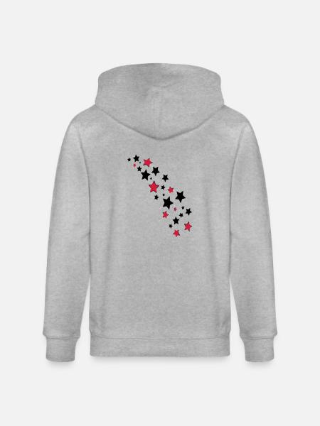 étoiles errant - Veste à capuche bio CULTIVATOR Stanley/Stella Unisexe - gris chiné