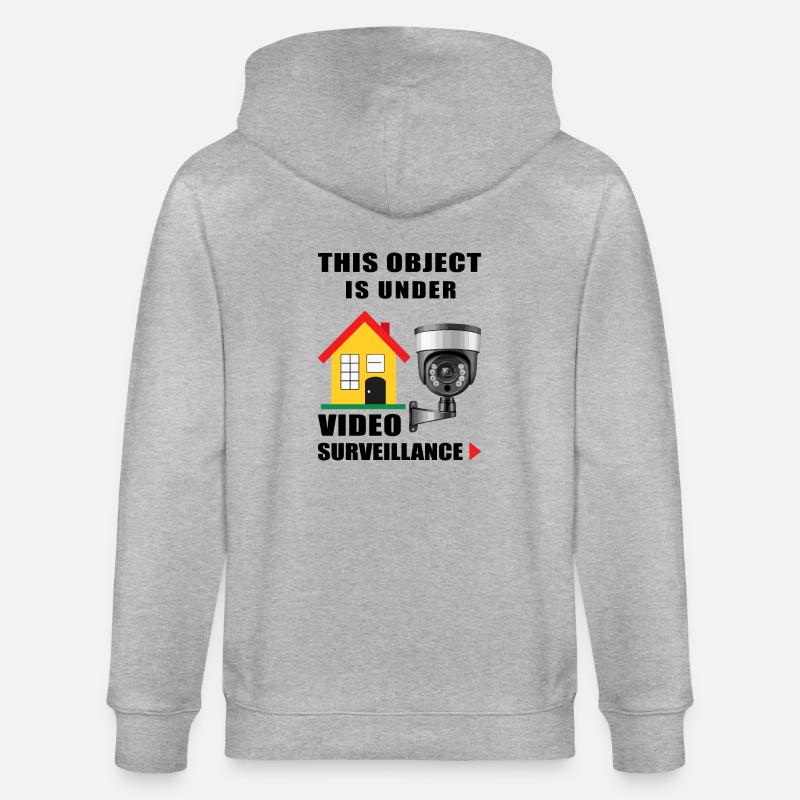 Surveillance d’objets - Veste à capuche bio CULTIVATOR Stanley/Stella Unisexe - gris chiné