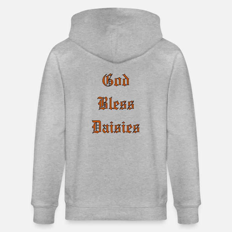 GodBlessDaisies - Stanley/Stella Unisex Bio-Kapuzenjacke CULTIVATOR  - Grau meliert