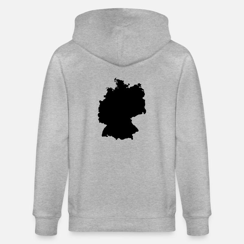 Deutschland - Stanley/Stella Unisex Bio-Kapuzenjacke CULTIVATOR  - Grau meliert