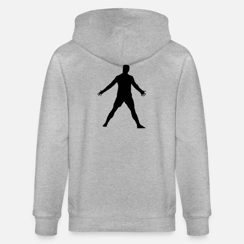 Cristiano Pose - Stanley/Stella Unisex Bio-Kapuzenjacke CULTIVATOR  - Grau meliert