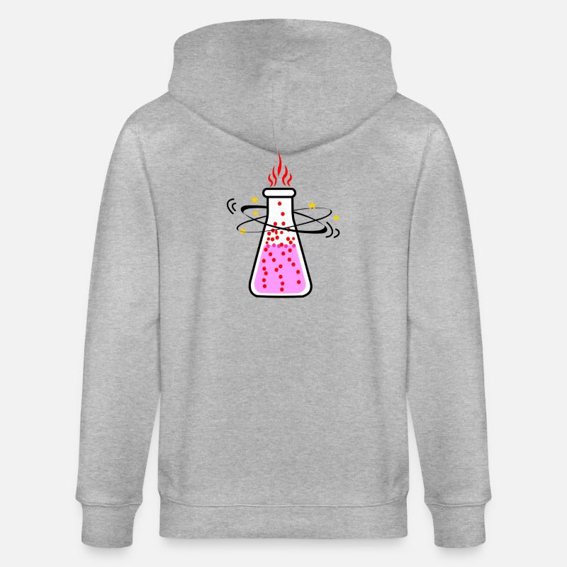 Gift oder Zaubertrank - Stanley/Stella Unisex Bio-Kapuzenjacke CULTIVATOR  - Grau meliert