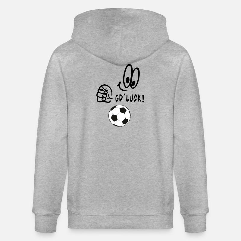 Bonne chance - Veste à capuche bio CULTIVATOR Stanley/Stella Unisexe - gris chiné