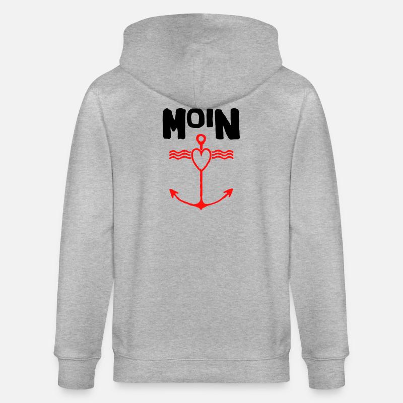 Projet de conception Moin Anker - Veste à capuche bio CULTIVATOR Stanley/Stella Unisexe - gris chiné