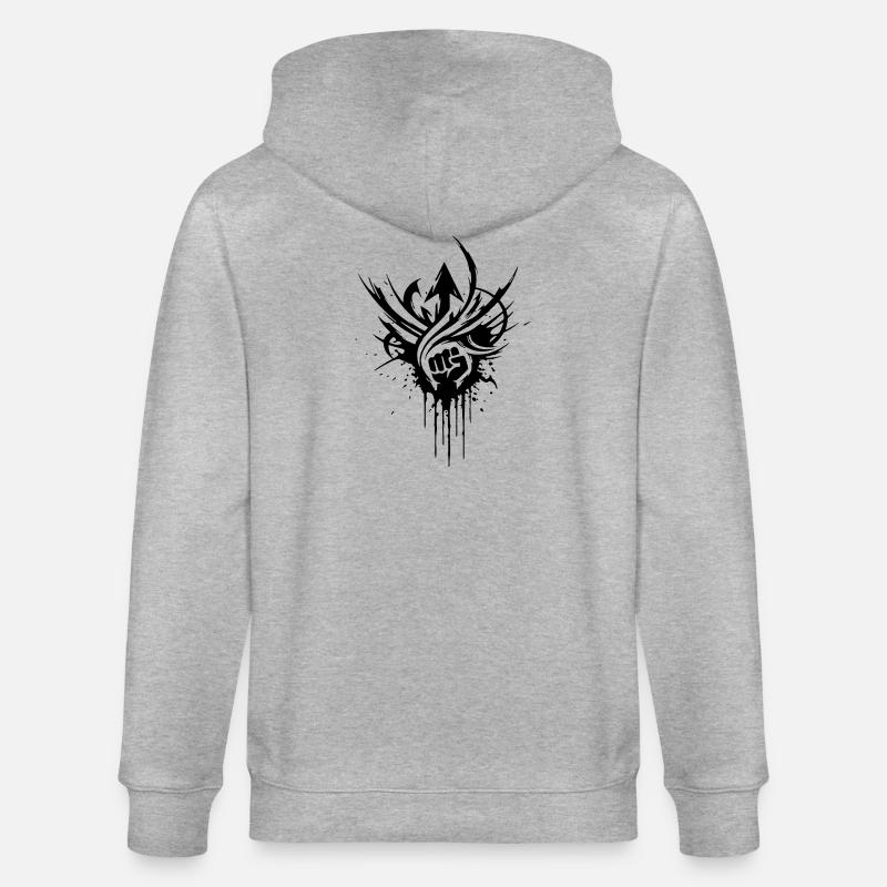 NoxstyllT3 - Veste à capuche bio CULTIVATOR Stanley/Stella Unisexe - gris chiné