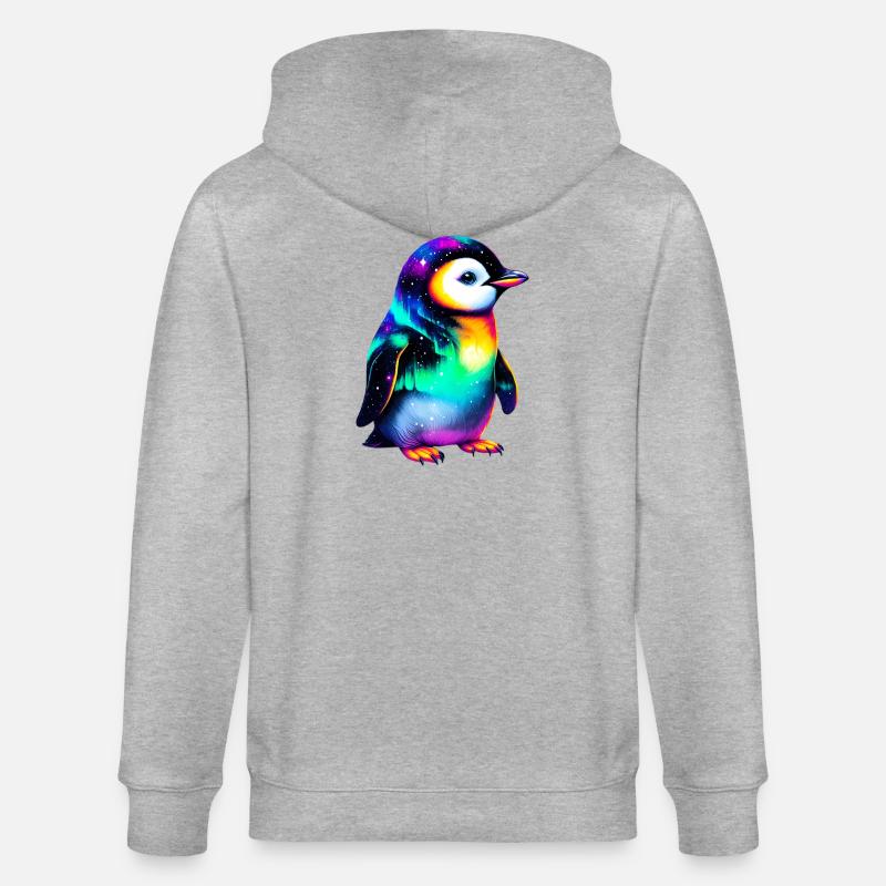 Pingouin - Veste à capuche bio CULTIVATOR Stanley/Stella Unisexe - gris chiné