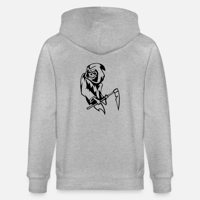 sensemann_01 - Veste à capuche bio CULTIVATOR Stanley/Stella Unisexe - gris chiné