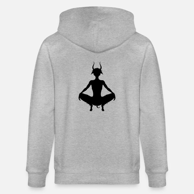 devil - Stanley/Stella Unisex Bio-Kapuzenjacke CULTIVATOR  - Grau meliert