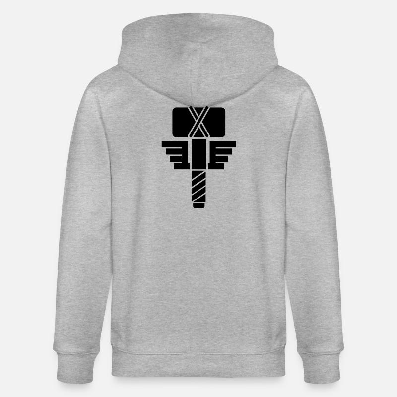 Thor - Veste à capuche bio CULTIVATOR Stanley/Stella Unisexe - gris chiné