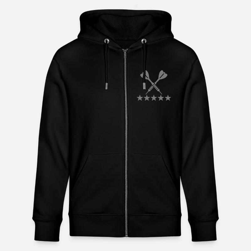 Jeu de fléchettes - Veste à capuche bio CULTIVATOR Stanley/Stella Unisexe - noir