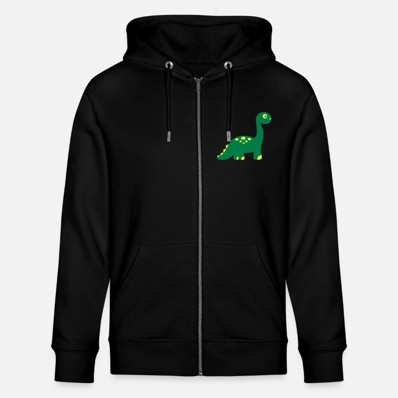 Dinosaure - Veste à capuche bio CULTIVATOR Stanley/Stella Unisexe - noir