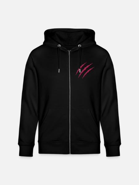 claw - Stanley/Stella CULTIVATOR Unisex Organic Hooded Jacket - black