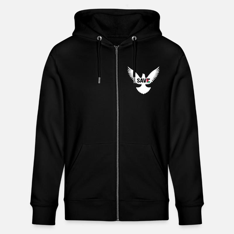 save2 - Veste à capuche bio CULTIVATOR Stanley/Stella Unisexe - noir