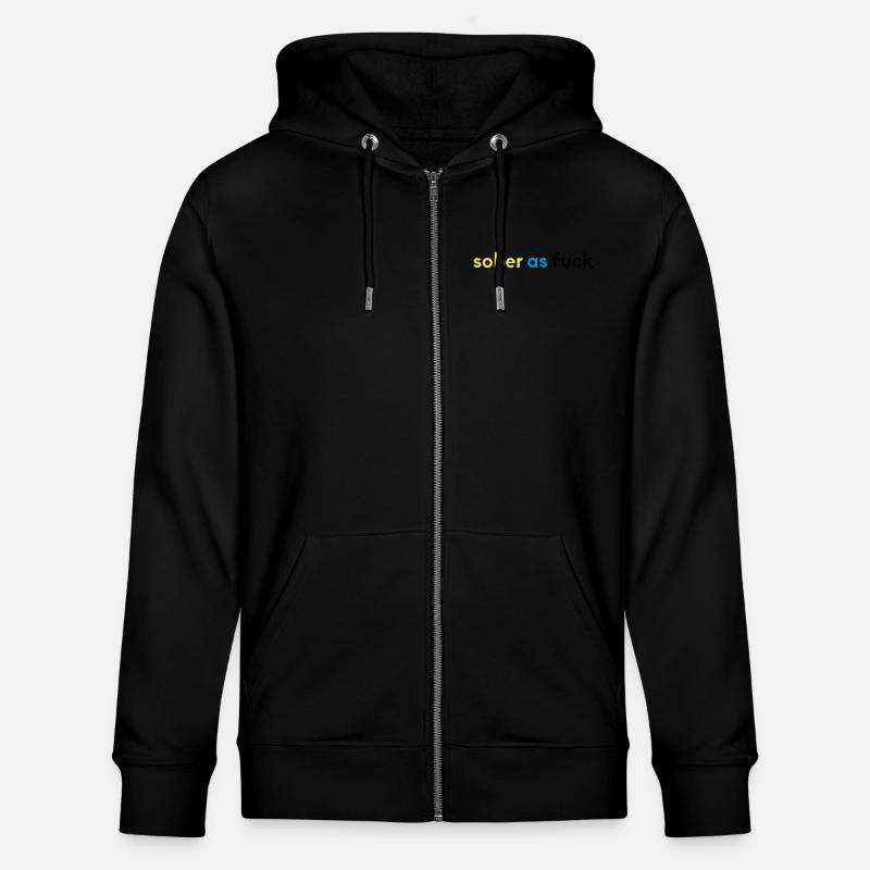 sober 2 - Stanley/Stella Unisex Bio-Kapuzenjacke CULTIVATOR  - Schwarz
