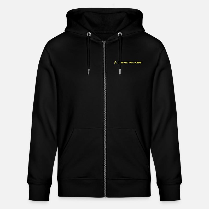 SEND NUKES - Stanley/Stella Unisex Bio-Kapuzenjacke CULTIVATOR  - Schwarz