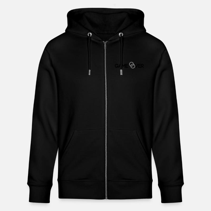 Game over - Stanley/Stella Unisex Bio-Kapuzenjacke CULTIVATOR  - Schwarz