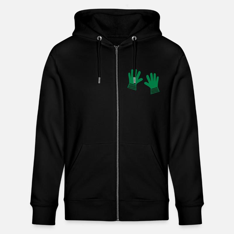 handschuh - Stanley/Stella Unisex Bio-Kapuzenjacke CULTIVATOR  - Schwarz
