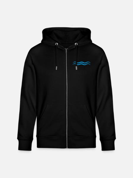 water - Stanley/Stella CULTIVATOR Unisex Organic Hooded Jacket - black