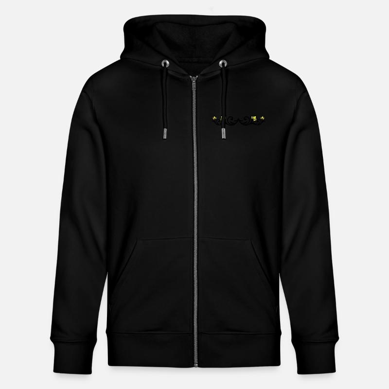 Élément floral - Veste à capuche bio CULTIVATOR Stanley/Stella Unisexe - noir