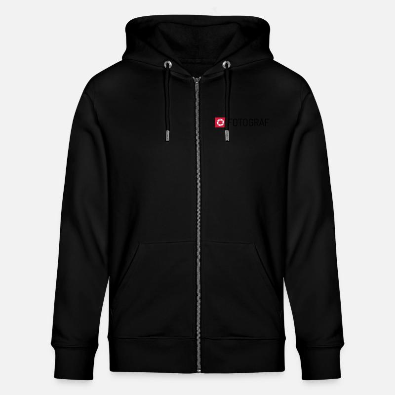 Fotograf - Stanley/Stella Unisex Bio-Kapuzenjacke CULTIVATOR  - Schwarz