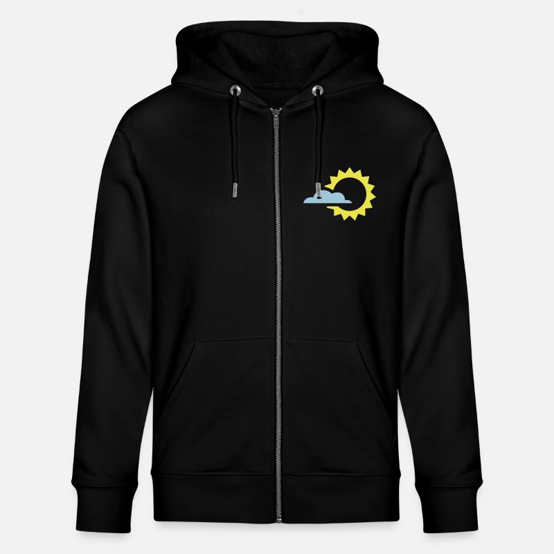 soleil - Veste à capuche bio CULTIVATOR Stanley/Stella Unisexe - noir