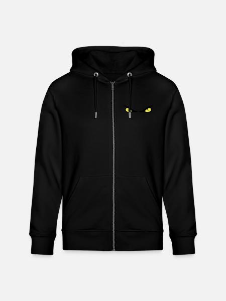 eyes - Stanley/Stella CULTIVATOR Unisex Organic Hooded Jacket - black