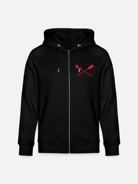 Canoing - Stanley/Stella CULTIVATOR  Unisex Organic Hooded Jacket - black